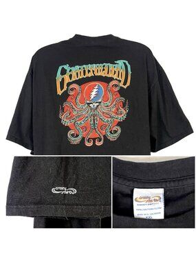 Grateful Dead Kraken Crazy Shirts Mens T-Shirt size 2XL 51x33 Tentacles Licensed